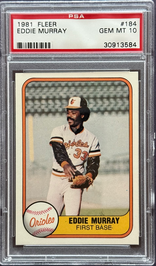 1981 Fleer Eddie Murray #184 PSA 10