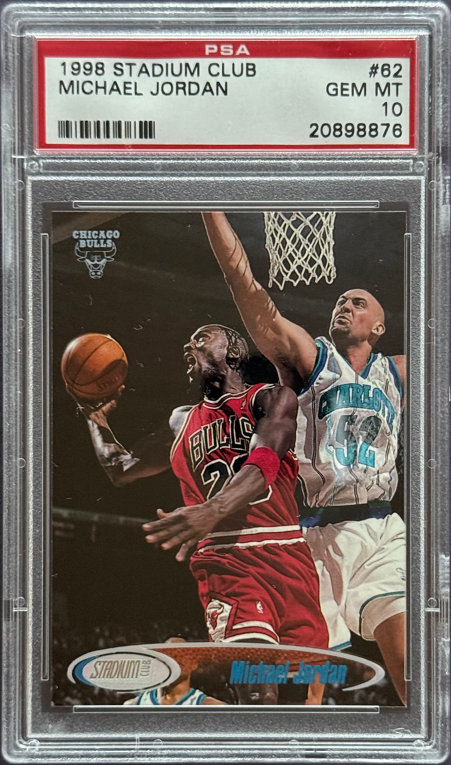 1998 Stadium Club Michael Jordan #62 PSA 10