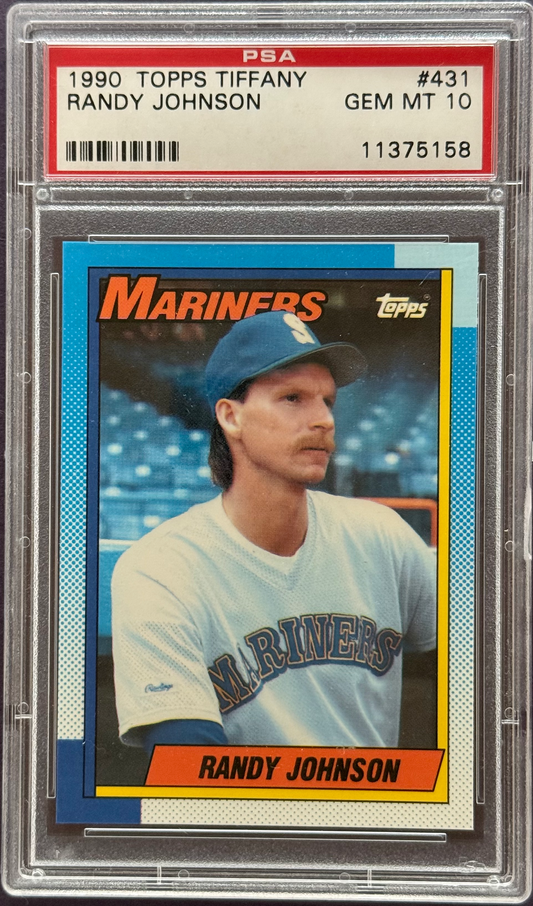 1990 Topps Tiffany Randy Johnson #431 PSA 10