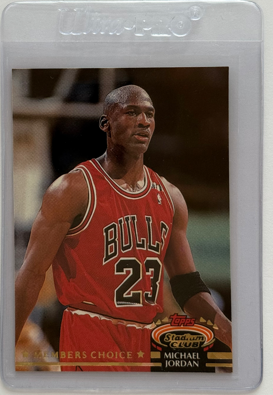 1992 Topps Stadium Club Michael Jordan #210 Near Mint-Mint