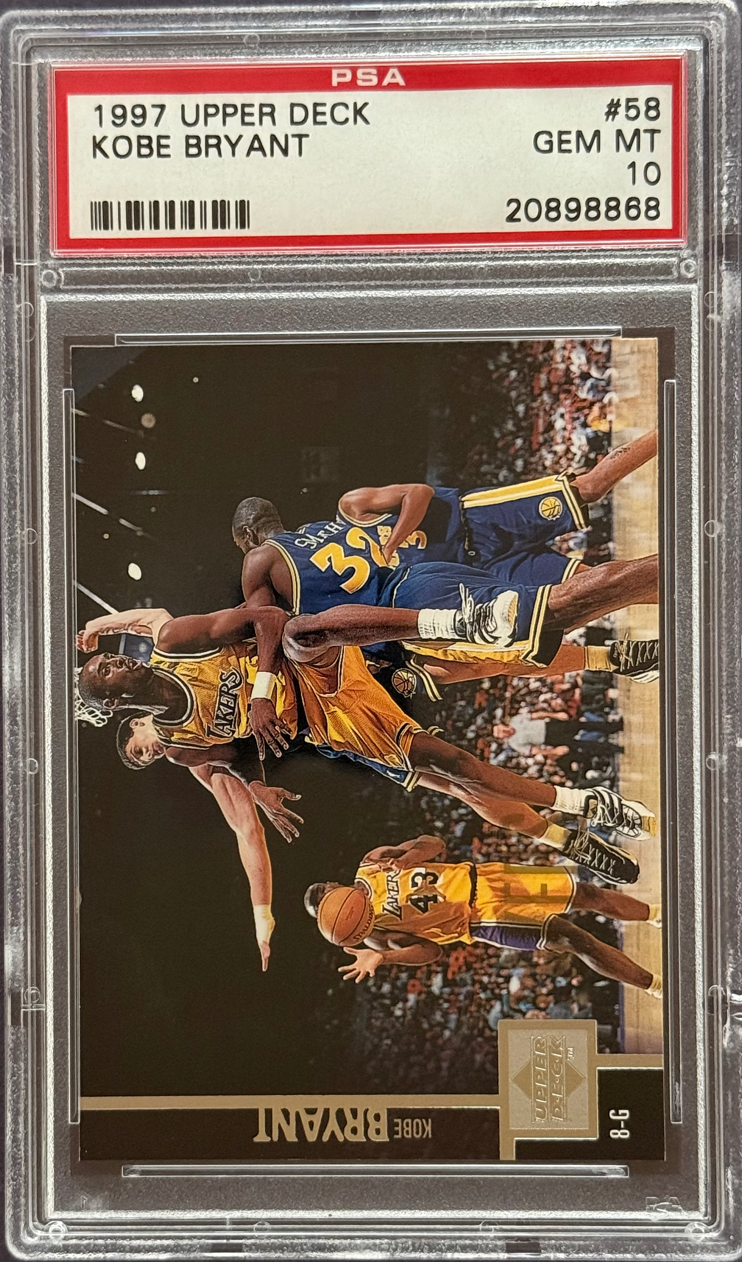 1997 Upper Deck Kobe Bryant #58 PSA 10