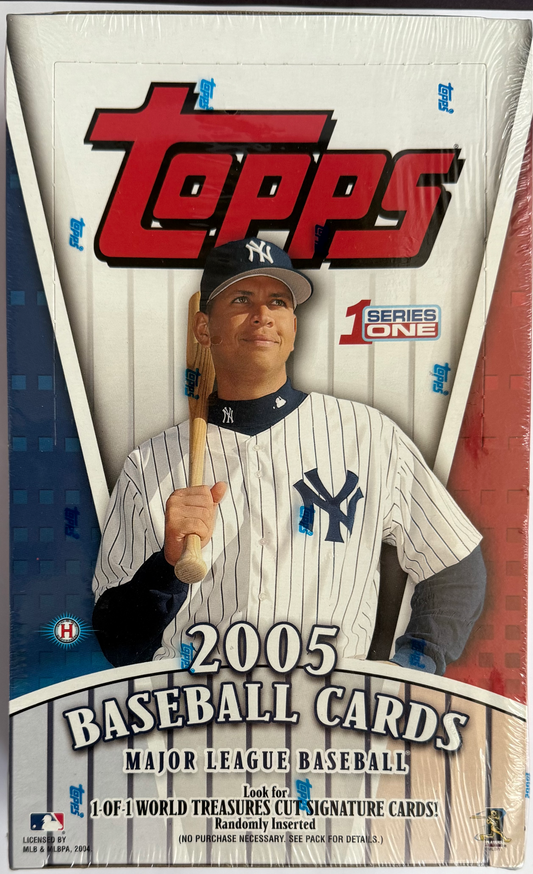 2005 Topps Baseball Cards Series 1 Factory Sealed Box